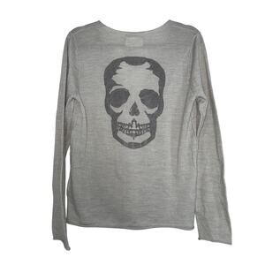 Zadig & Voltaire Nosfa Wool Sweater - Rock Rhinestone Back & rolled hem - size M